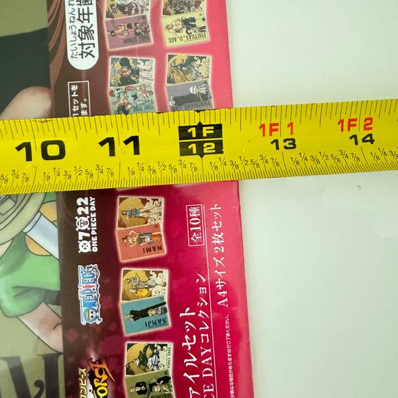 4 One Piece Full Force Ichiban Kuji Prize Visual Art Sheet Clear File Poster - Picture 9 of 10